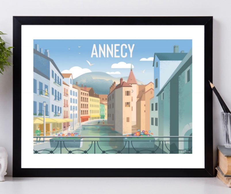 AFFICHE ANNECY VUE