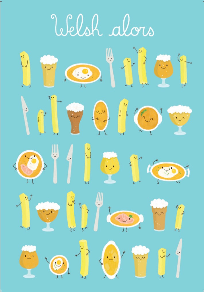 WELSH ALORS CARTE POSTALE