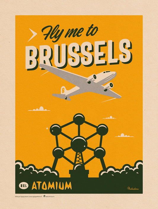 MAGNET FLY ME TO BRUSSELS