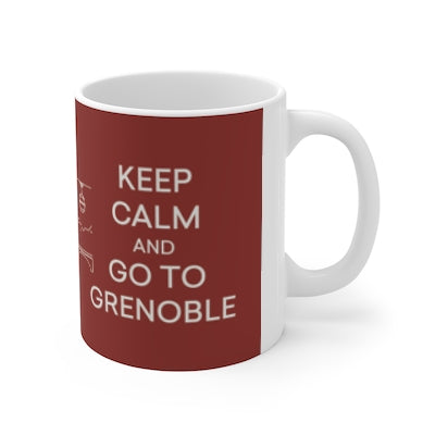 MUG EN CÉRAMIQUE KEEP CALM AND GO TO GRENOBLE