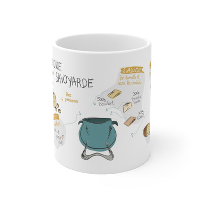 MUG EN CÉRAMIQUE FONDUE RECETTE