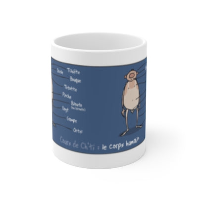 MUG EN CÉRAMIQUE LE CORPS HUMAIN