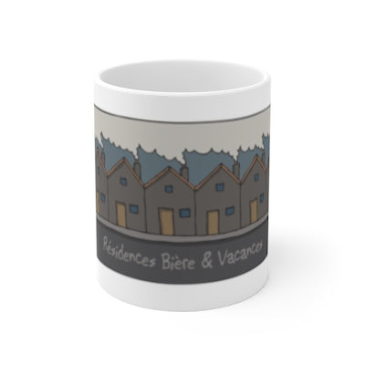 MUG EN CÉRAMIQUE  BIÈRE ET VACANCES