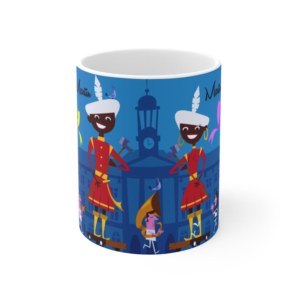 MUG EN CÉRAMIQUE MARTIN ET MARTINE LES GÉANTS CAMBRAI