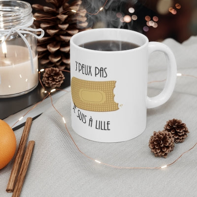 MUG EN CÉRAMIQUE J'PEUX PAS JE SUIS À LILLE