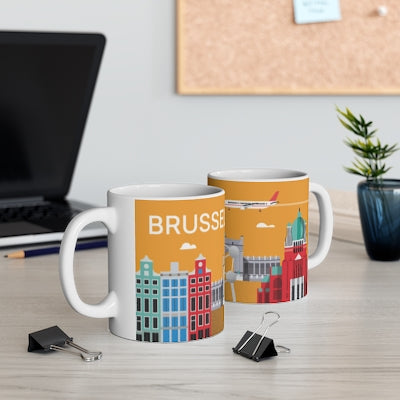 MUG EN CÉRAMIQUE BRUSSELS ORANGE