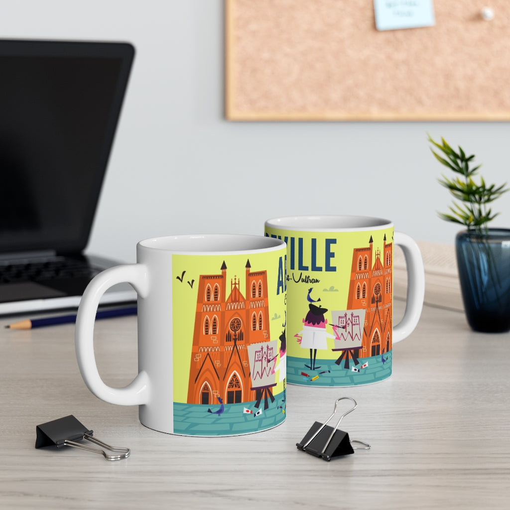 MUG EN CÉRAMIQUE ABBEVILLE ARTISTE