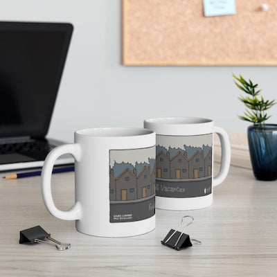 MUG EN CÉRAMIQUE  BIÈRE ET VACANCES