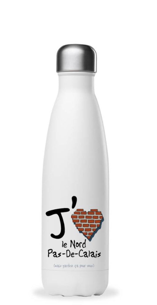 Gourde 750 ML I love Nord Pas de Calais