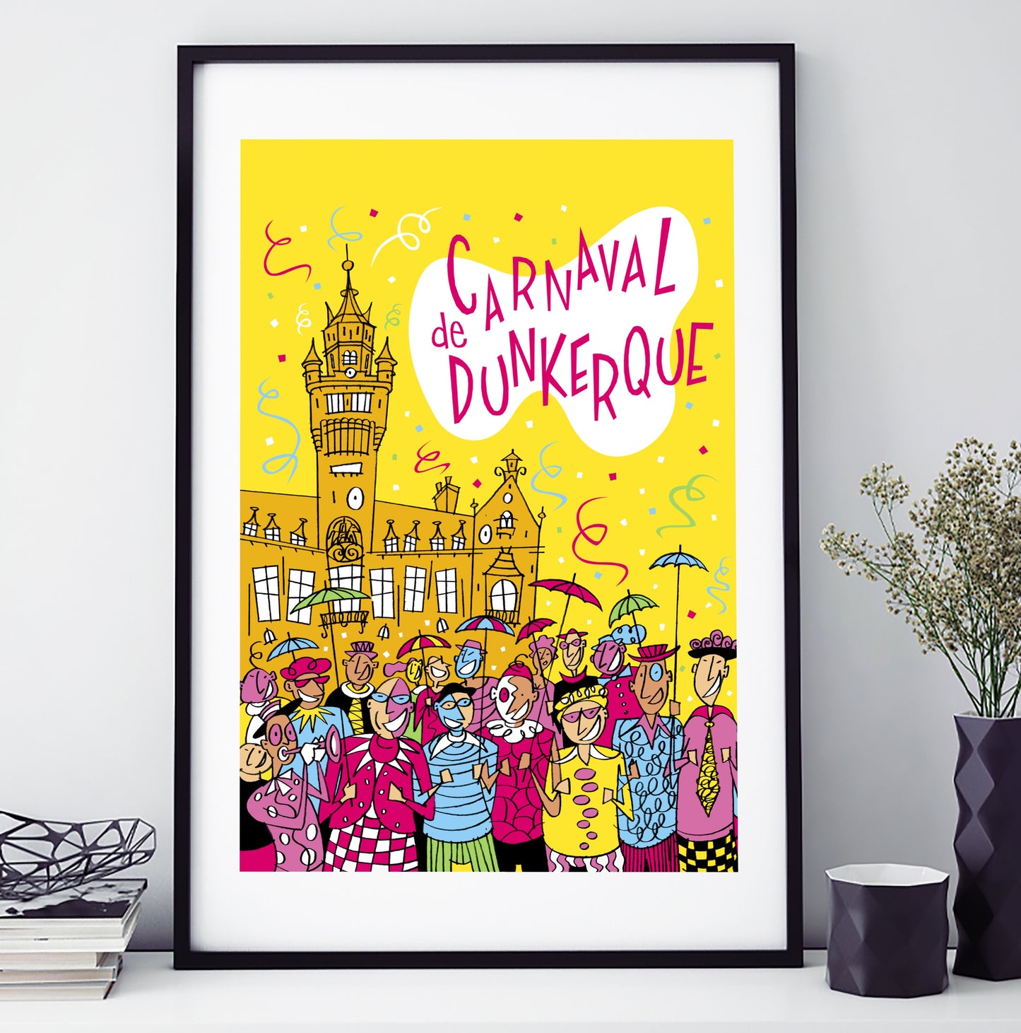 AFFICHE 40 CM PAR 60 CM CARNAVAL DE DUNKERQUE