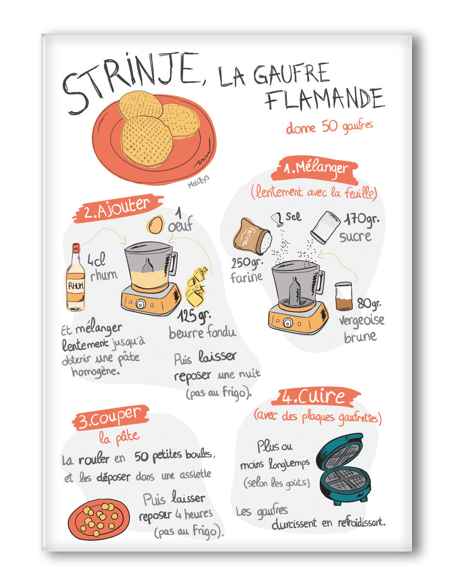 MAGNET GRAND FORMAT STRINJE, LA GAUFRE FLAMANDE