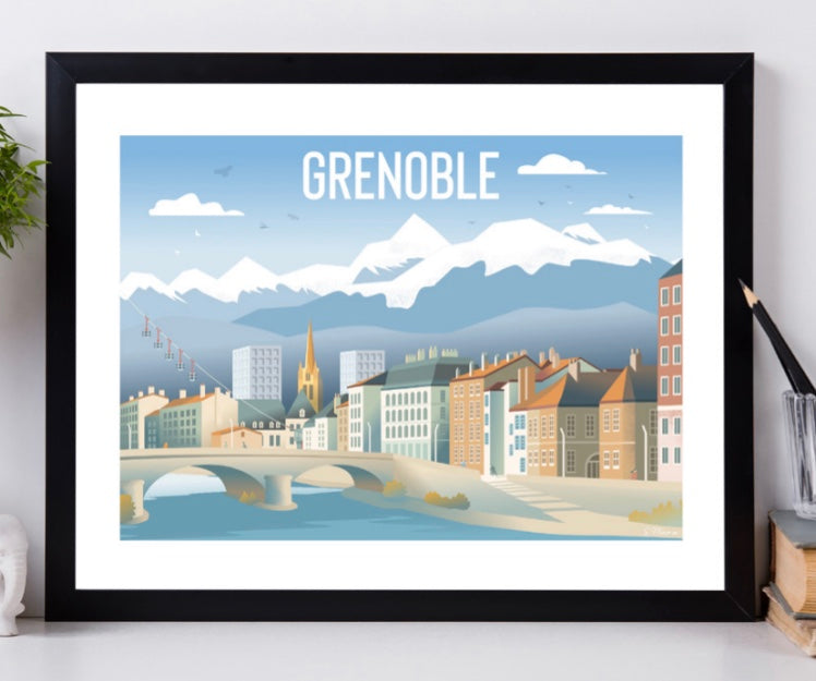 AFFICHE GRENOBLE VUE