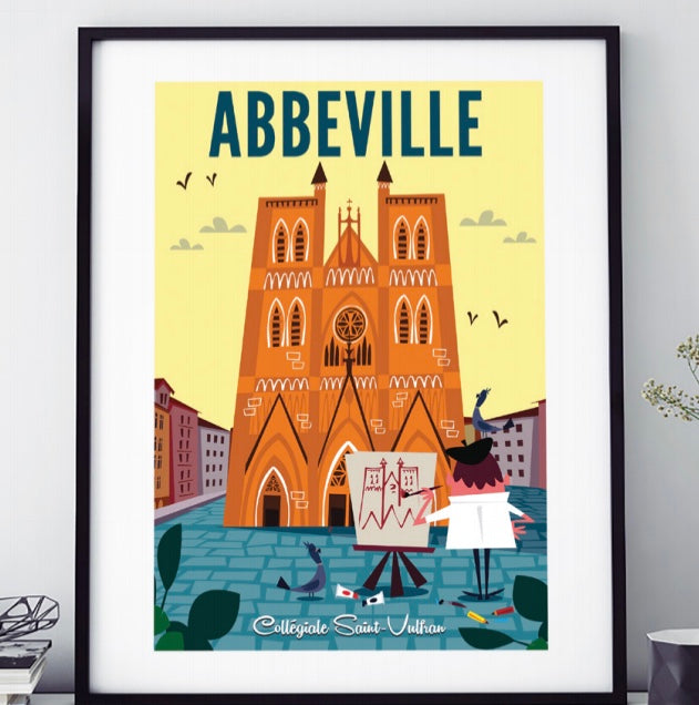 AFFICHE ABBEVILLE ARTISTE