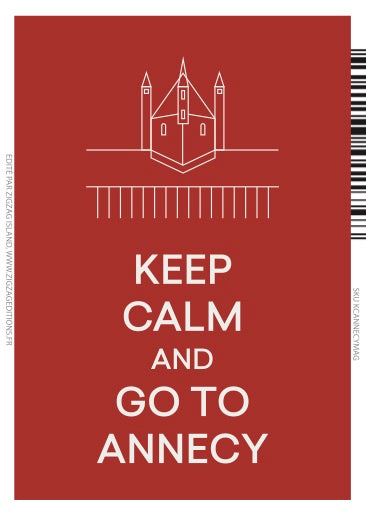 MAGNET KEEP CALM AND GO TO ANNECY