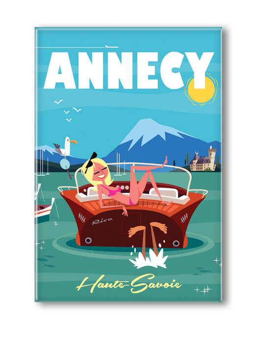 MAGNET ANNECY BATEAU LAC