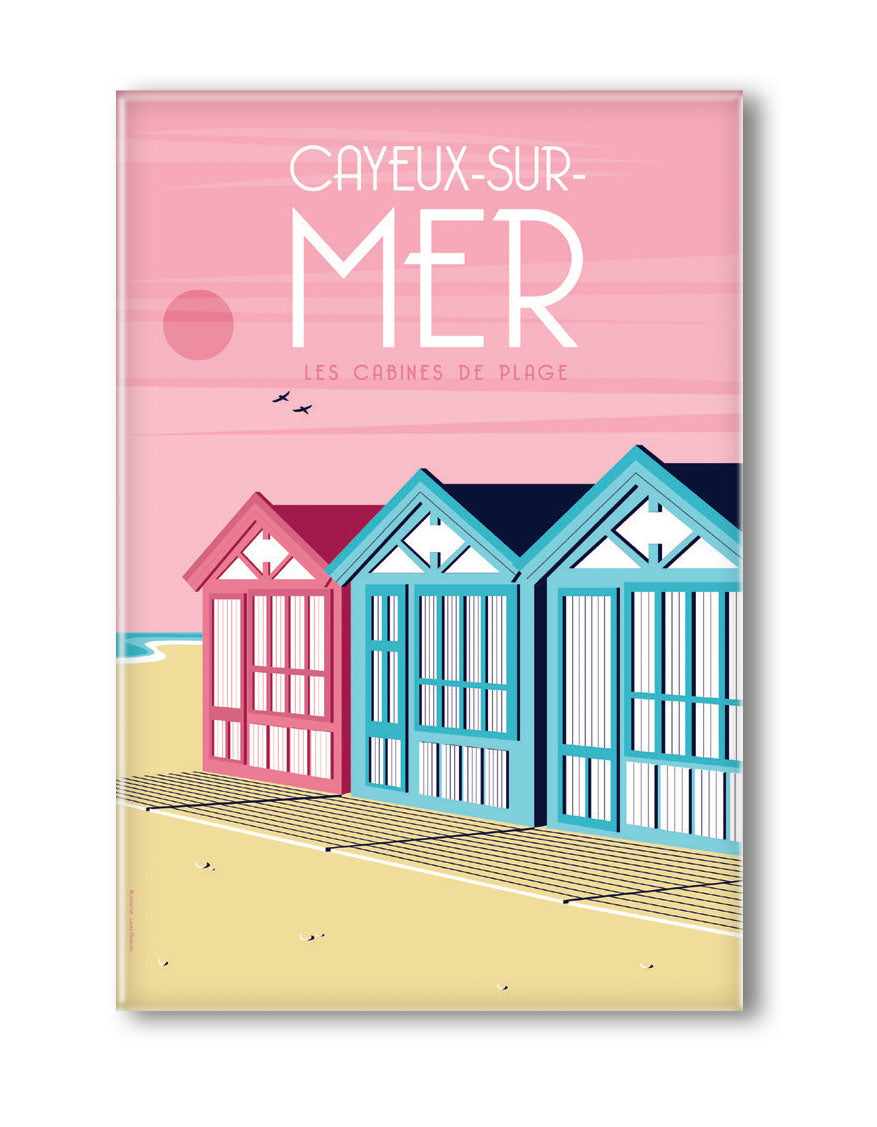 MAGNET CABINES DE PLAGE CAYEUX-SUR-MER