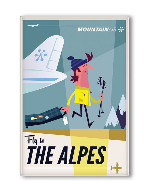 MAGNET FLY TO THE ALPES