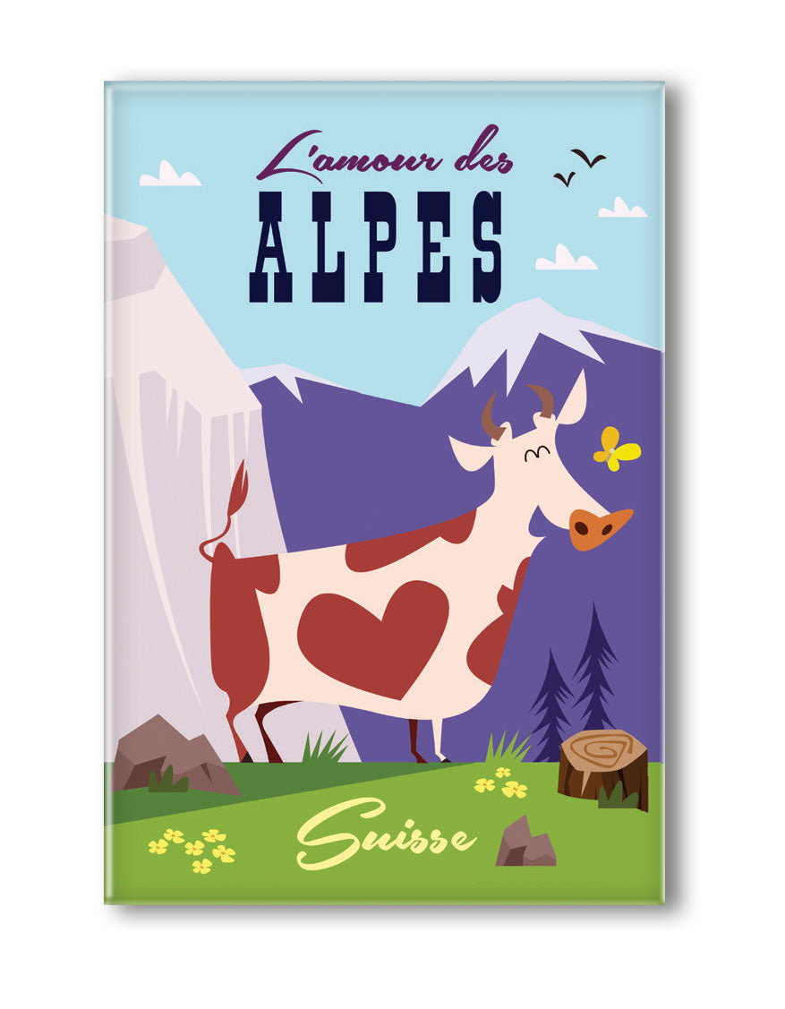 MAGNET L'AMOUR DES ALPES SUISSE