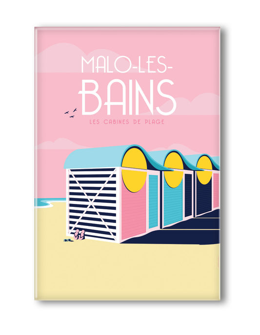 MAGNET MALO LES BAINS LES CABINES